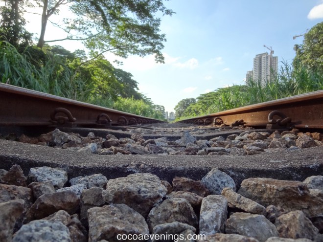 on the railway track ktm malaysia singapore