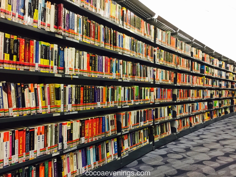 books bookshelves national library singapore