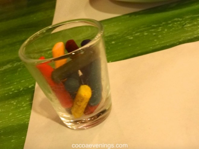 crayons-in-a-restaurant